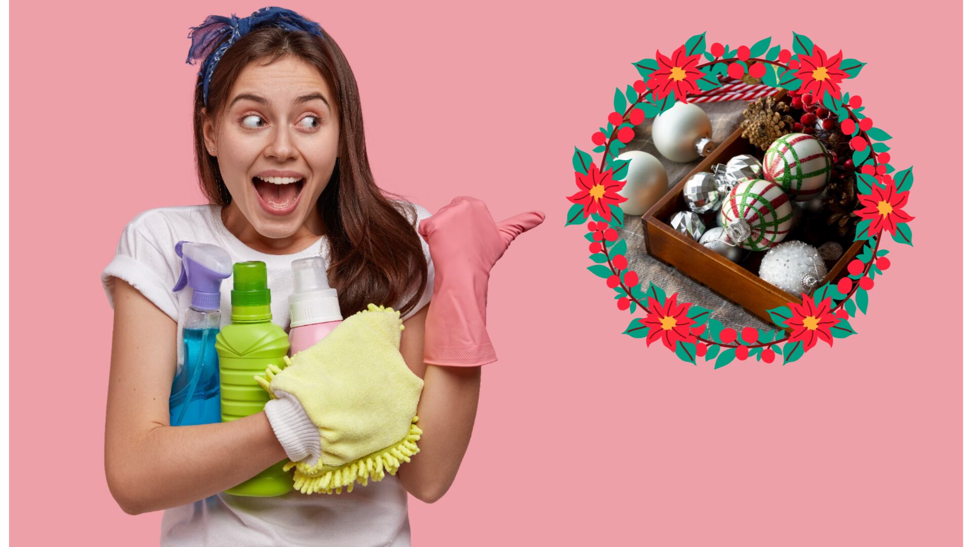 Para lograr una decoración navideña sorprendente, es necesario cuidar los pequeños detalles, como contar con un espacio limpio y reluciente