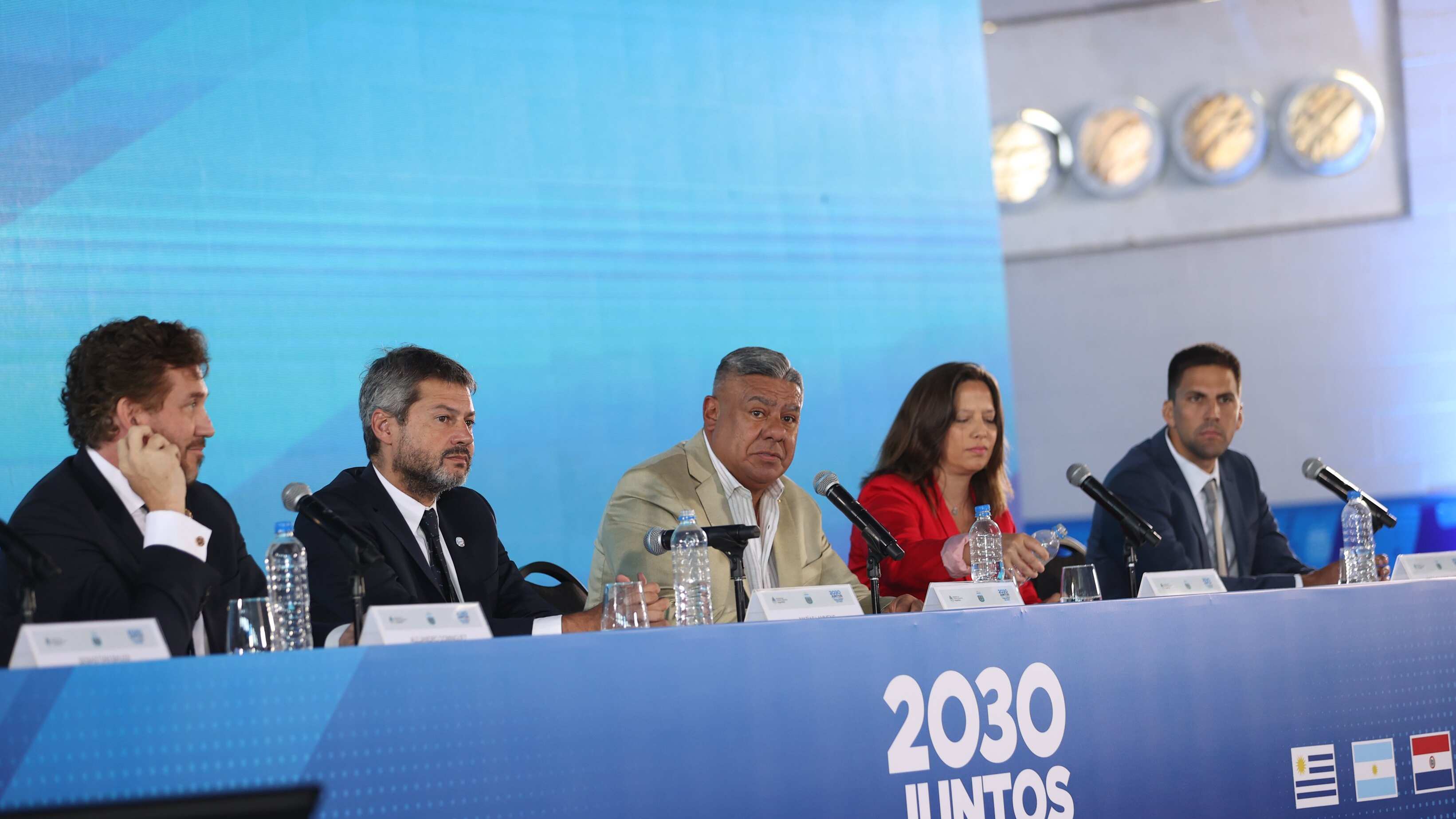 Presentación oficial de la candidatura de Conmebol para el Mundial 2030.