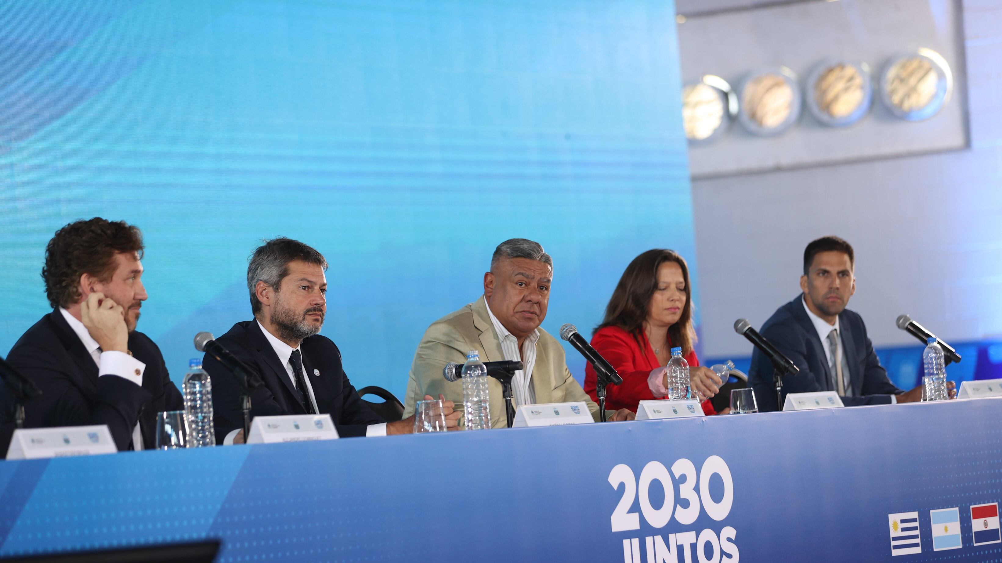 Presentación oficial de la candidatura de Conmebol para el Mundial 2030.