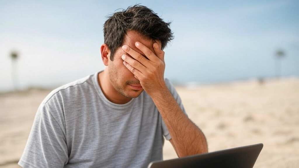 Pendientes acumulados, pensamientos de trabajo y llamadas o mails laborales impiden descansar a los empleados durante los días santos.