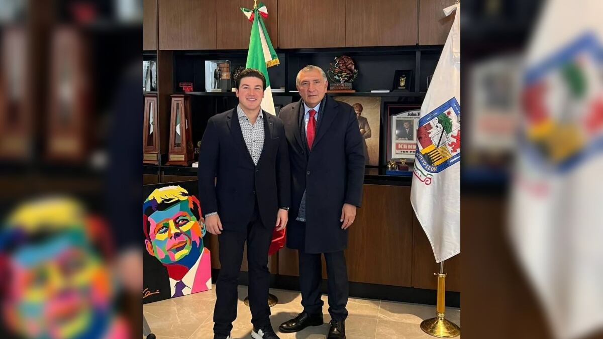 García y López sostuvieron una mesa de trabajo de carácter privado en Nuevo León.