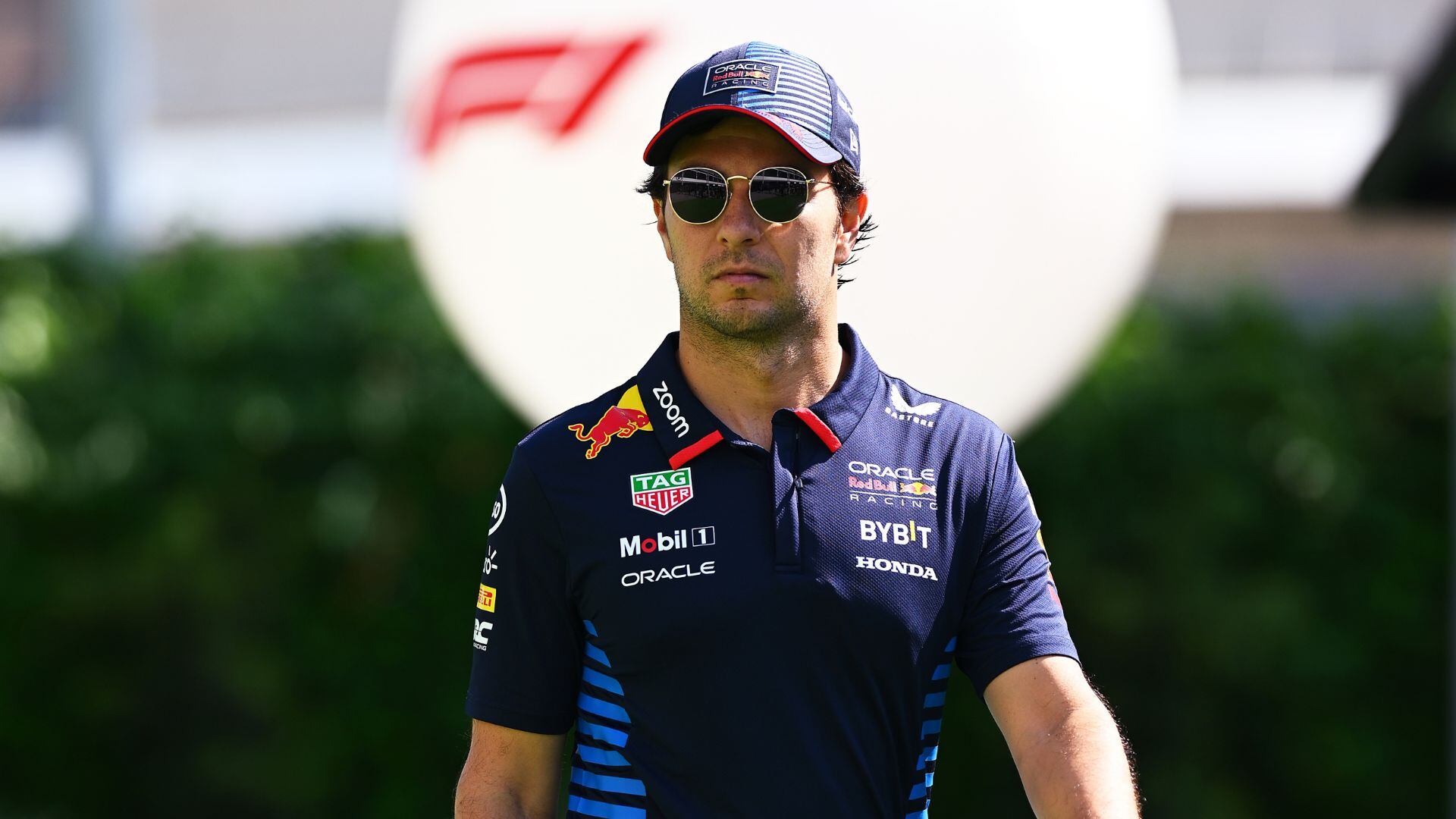 'Checo' Pérez durante el GP de Singapur. Imagen: Getty Images.