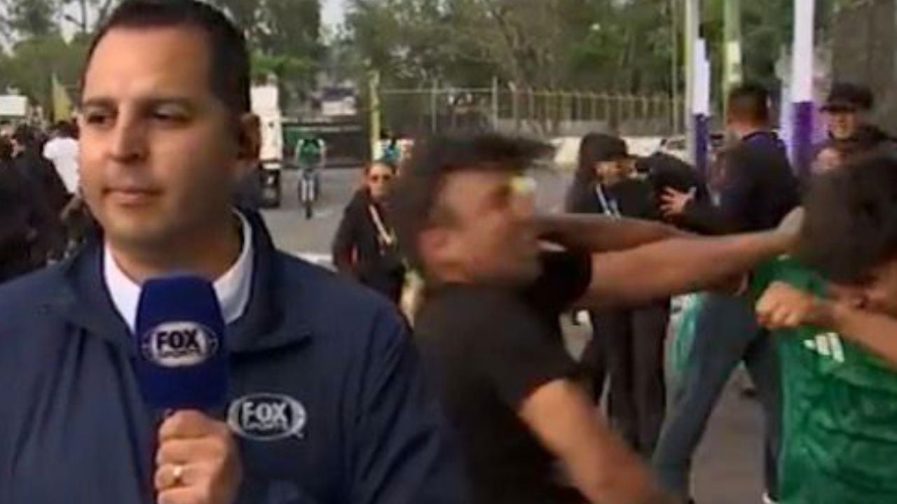 Aficionados se pelean en transmisión de Fox