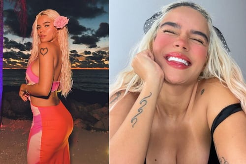 “Una diosa”: Karol G reaparece con explosivo bikini y rompió internet