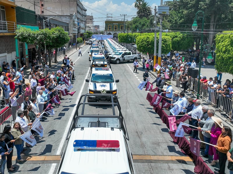 Delfina Gómez fortalece Estrategia Operativa Oriente con 40 patrullas de alta tecnología en Texcoco