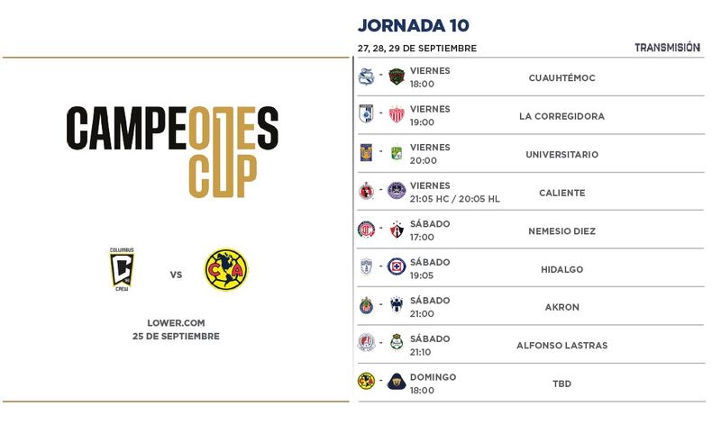 Calendario Apertura 2024