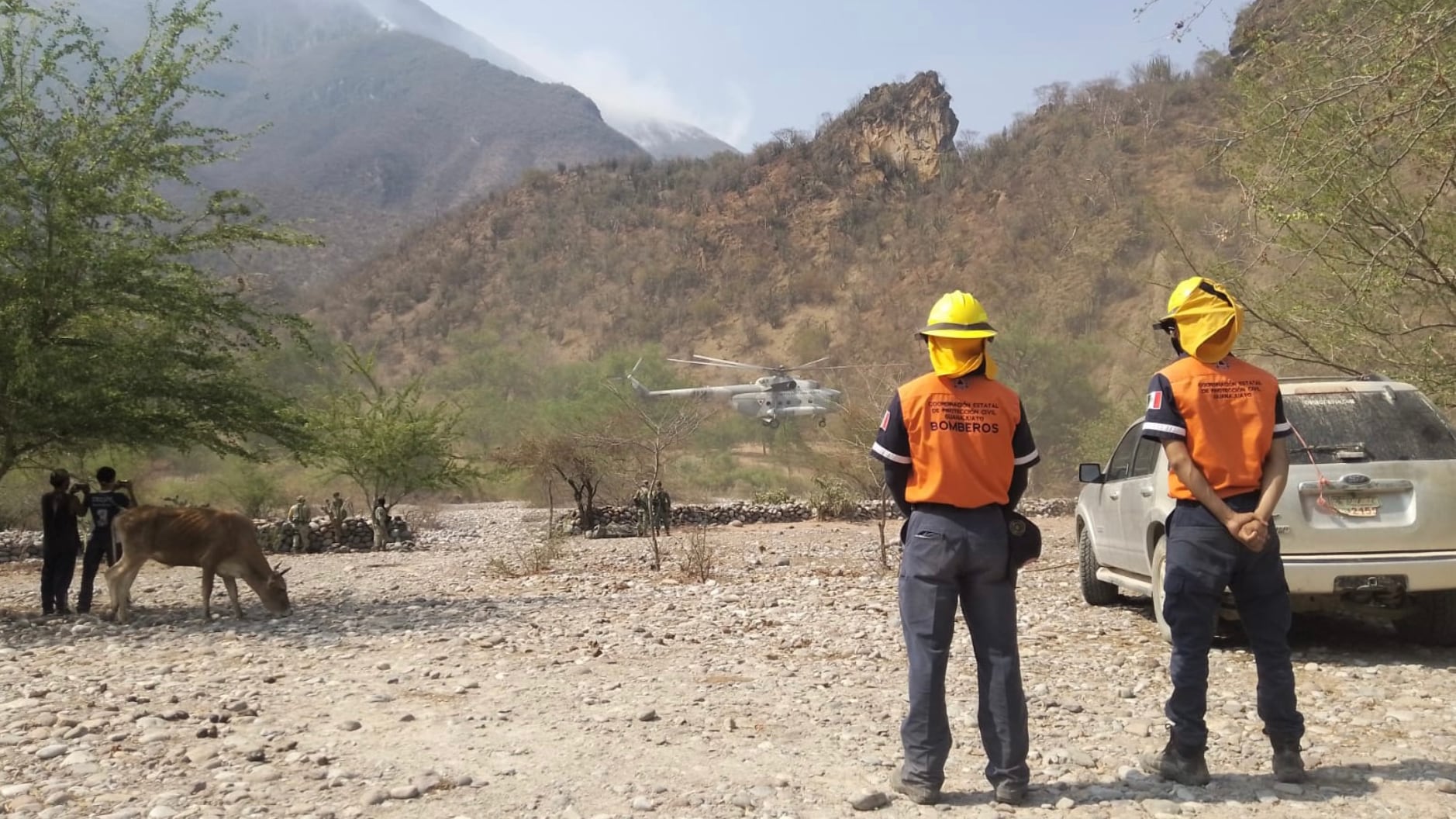 Recorrían seis de horas de camino a pie.