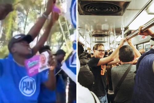 Taboada y Chertorivski concluyen precampañas en el metro y tianguis