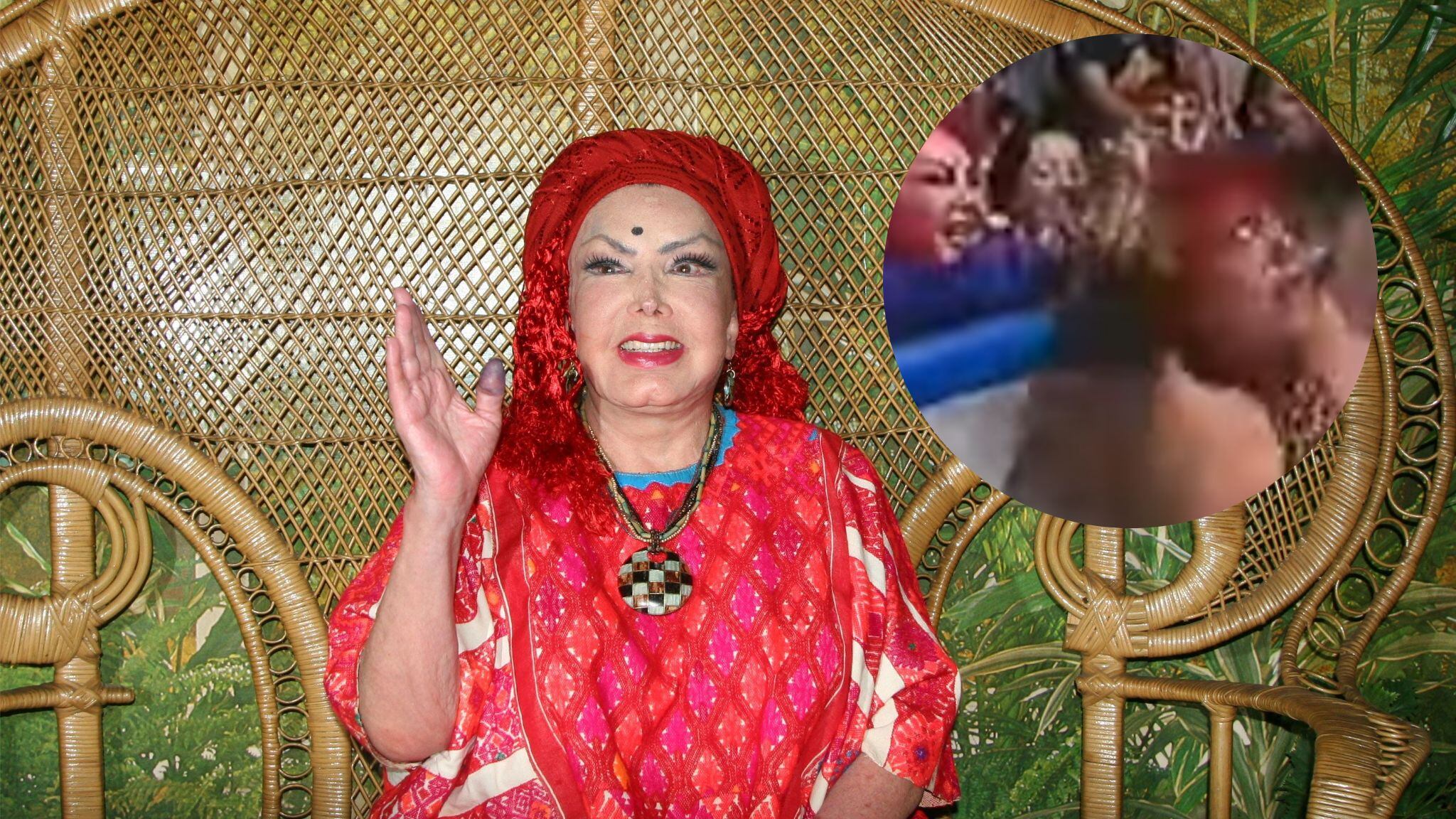 Irma Serrano ayudó a su pareja en plena lucha I Cuartoscuro