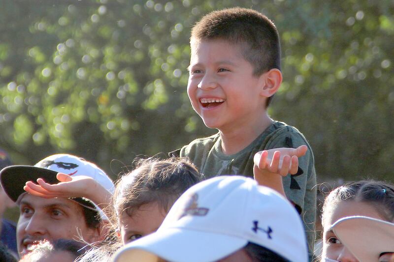 Niños y adultos disfrutaron de todas las actividades.