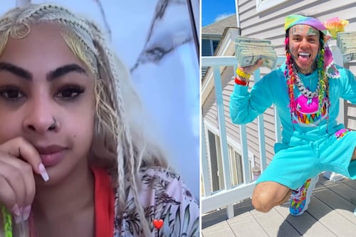 6ix9ine revela cómo es su relación con Cattleya, hija de Yailin