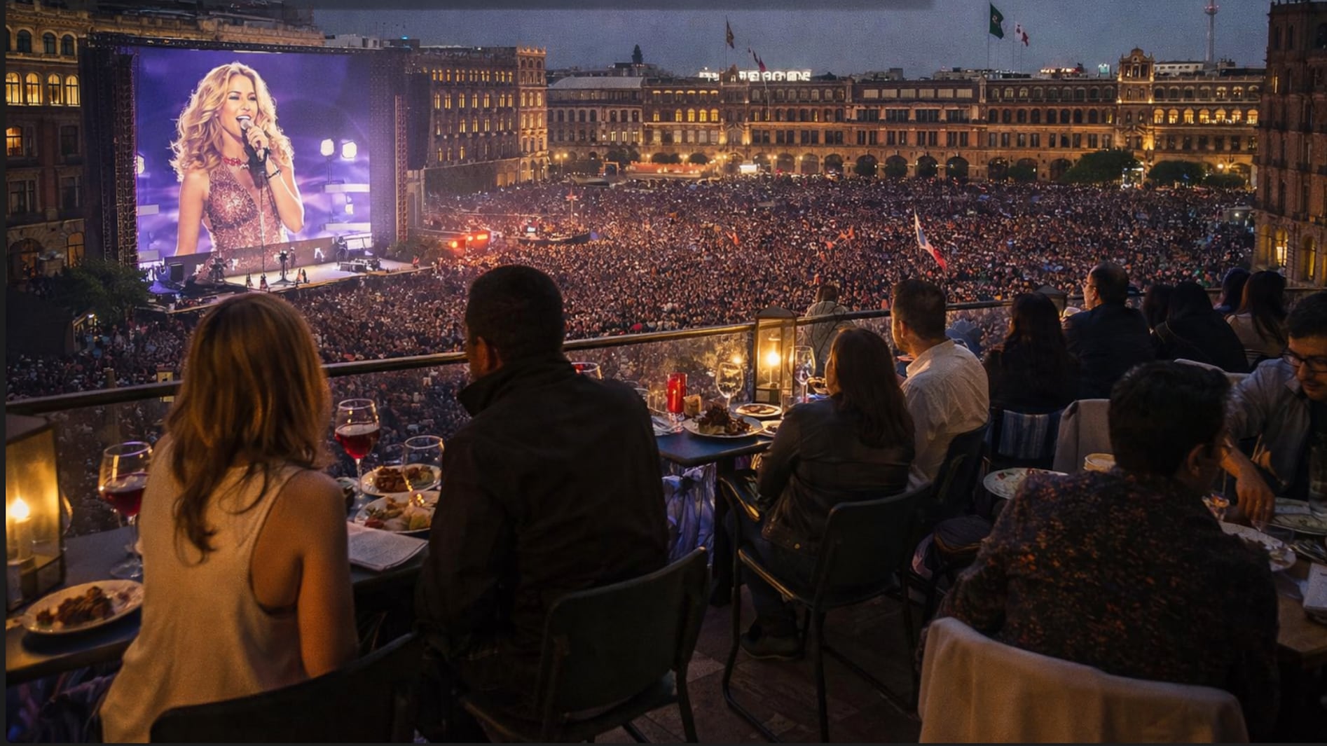 Shakira en el Zócalo