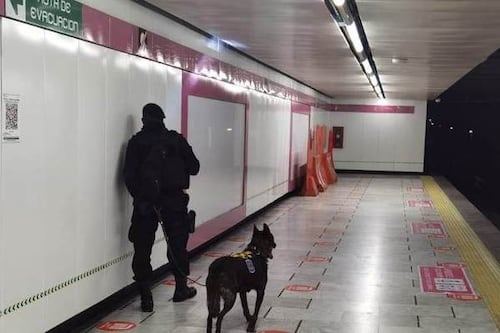 Amenaza de bomba causa cierre de estación Boulevard Puerto Aéreo del Metro