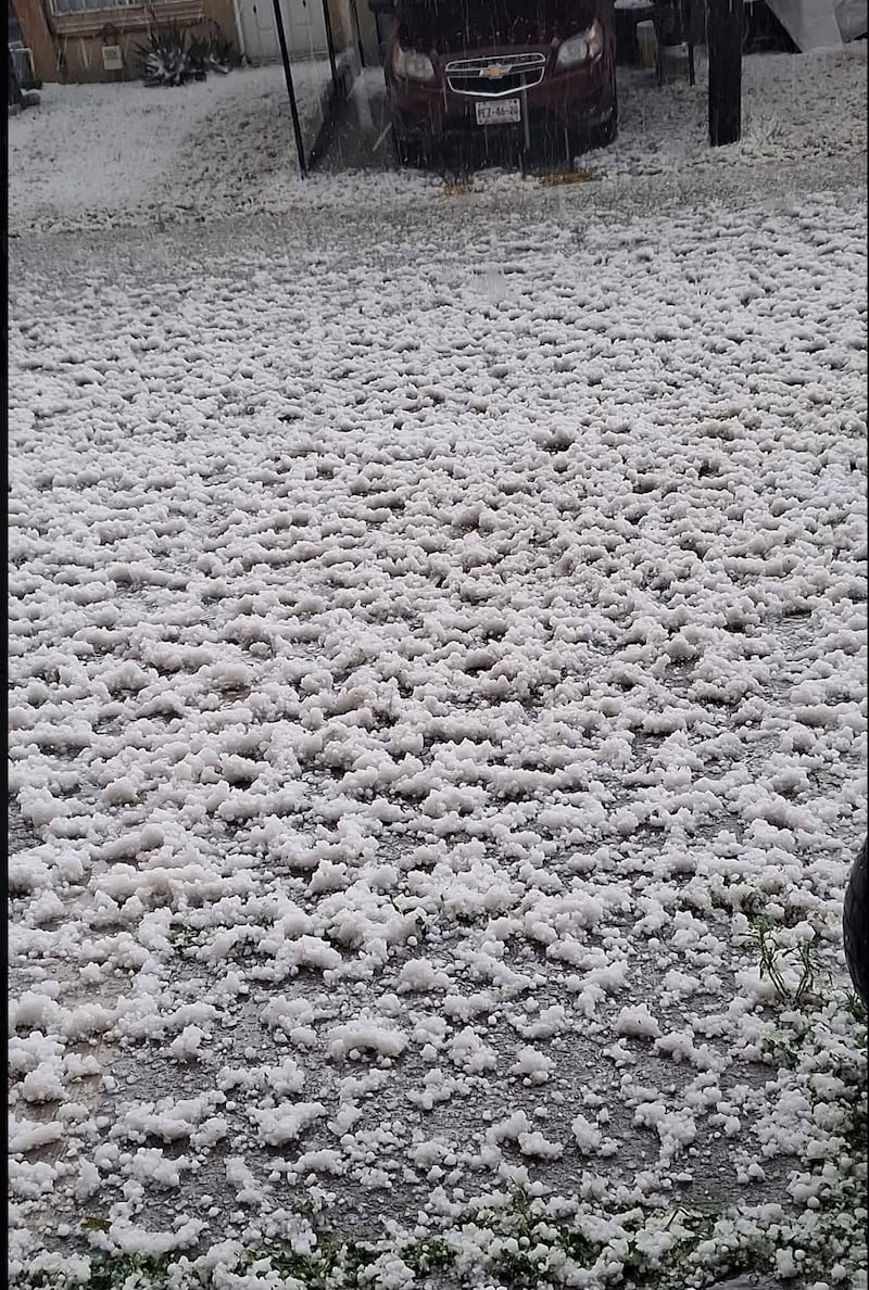 Granizo en la ZMVM