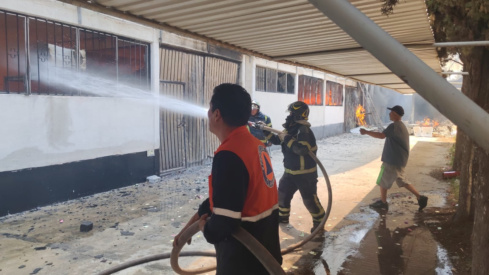 Incendio en Tláhuac