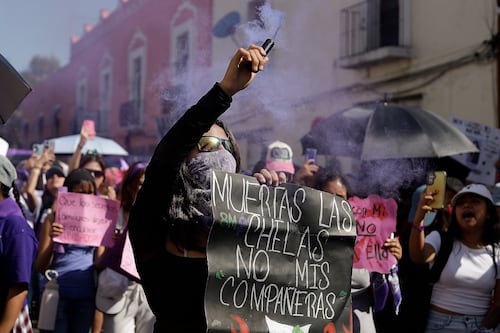 Armenta promete frenar feminicidios en el estado y SSP garantiza seguridad en marchas del 8M