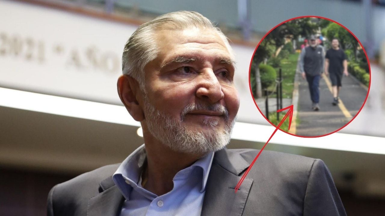 ¡Apareció! Captan a Adán Augusto López caminando en CDMX en medio de señalamientos