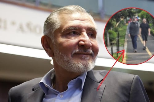 ¡Apareció! Captan a Adán Augusto López caminando en CDMX en medio de señalamientos