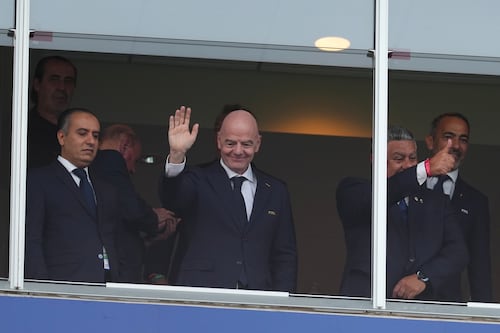 Gianni Infantino revela quién lo acompañará a entegrar la Copa del Mundo al gandor del Mundial