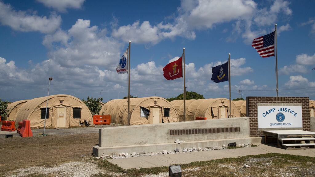Campo de Justicia en la Base Naval de Guantánamo (AP).