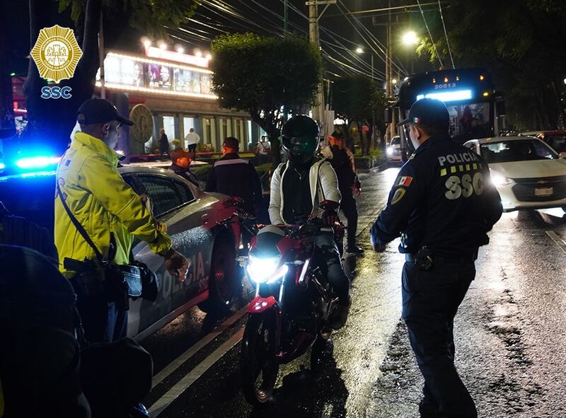 Motociclistas CDMX Operativo