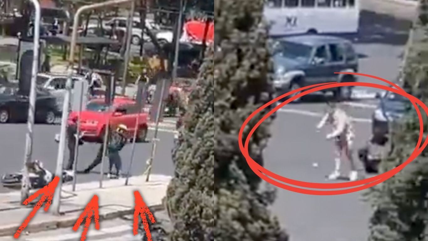 Policías vs. motociclistas