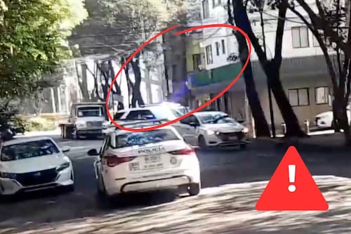 Así fue la balacera en la colonia Juárez: captan momento exacto de los disparos