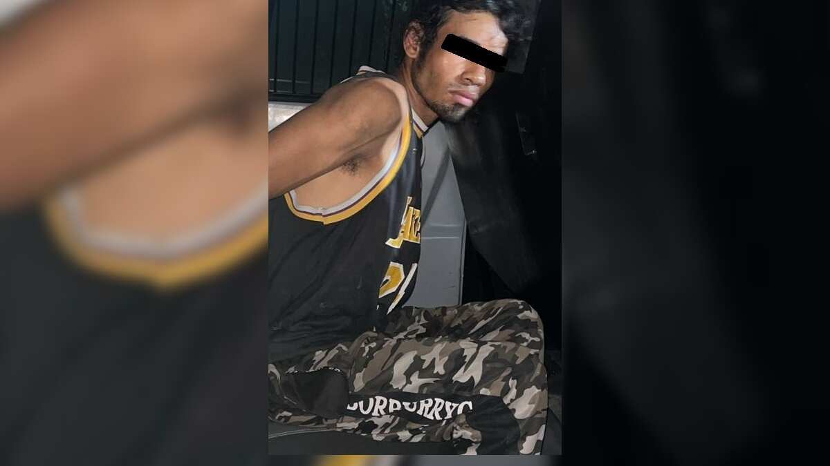 Brayan Alberto C., de 24 años de edad fue detenido en las calles de la colonia Bella Vista.