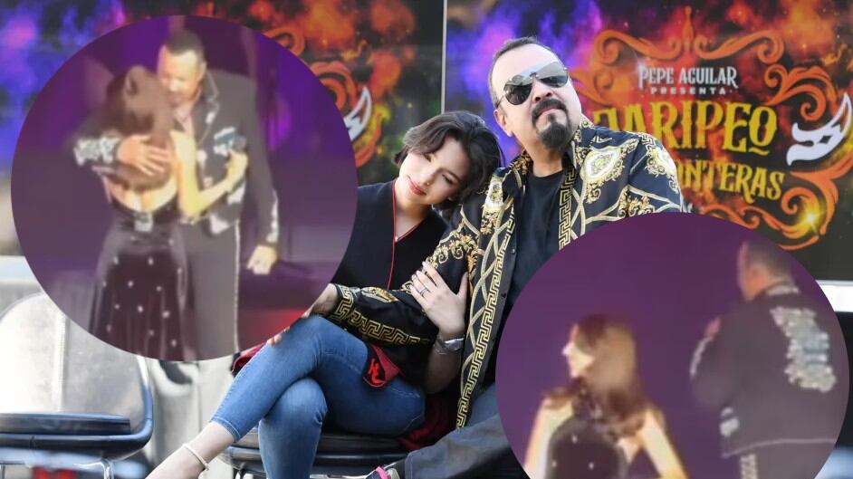 Angela Aguilar protagonizó un incómodo momento a lado de su papá.