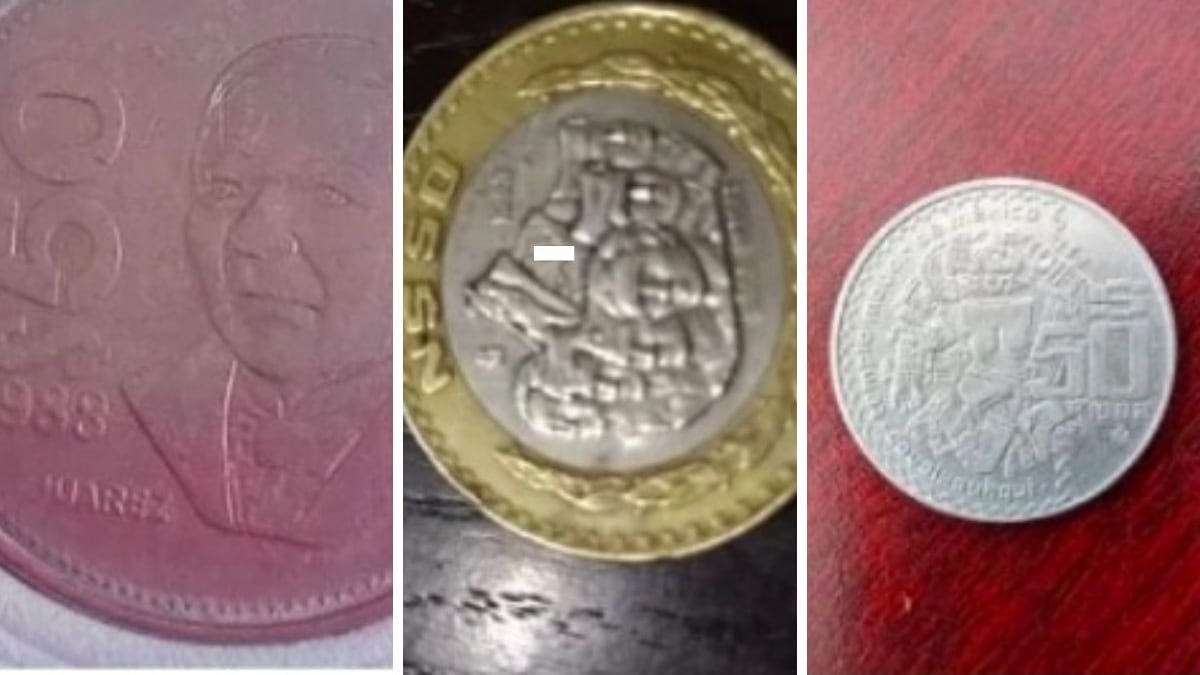 Cada moneda supera la cantidad de los 10 mil pesos mexicanos. (Especial)