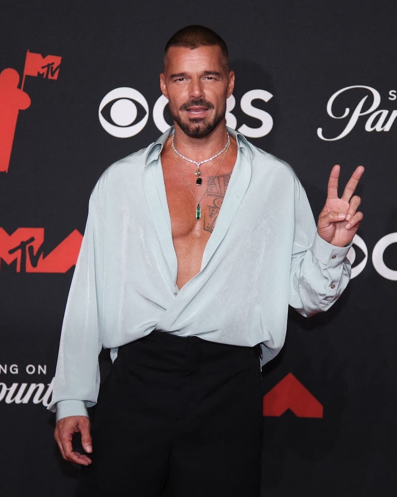 Homenaje a Ricky Martin en los VMAs.