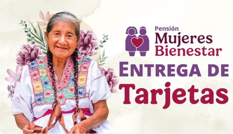 Tarjetas de la Pensión Mujeres Bienestar
