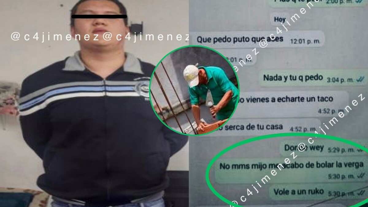 "Me volé a un ruko”, Biron confiesa asesinato de abañil por mensaje de WhatsApp