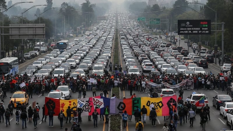 Caos vial en CDMX: marchas y protestas programadas para este miércoles 28 de enero