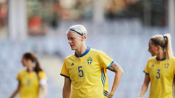 Nilla Fischer ex jugadora de futbol