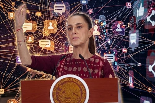 Sheinbaum acusa a la oposición de promover la injerencia extranjera: “Solo se mueven en redes sociales manipuladas”