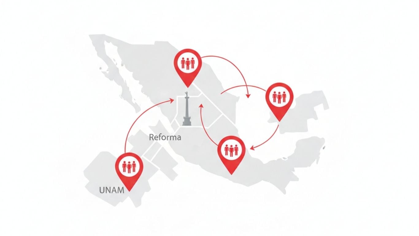 Concentraciones en la CDMX