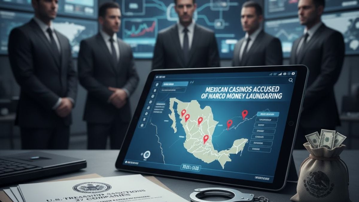 Tesoro de EE. UU. congela 27 empresas y acusa a casinos en México de lavar dinero del narco