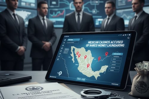 Tesoro de EE. UU. congela 27 empresas y acusa a casinos en México de lavar dinero del narco