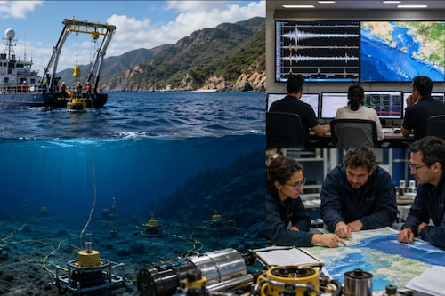 Instalan sismómetros en el fondo marino de Oaxaca para estudiar grandes sismos