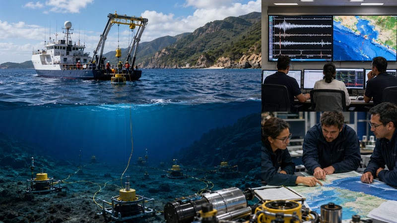 Instalan sismómetros en el fondo marino de Oaxaca para estudiar grandes sismos