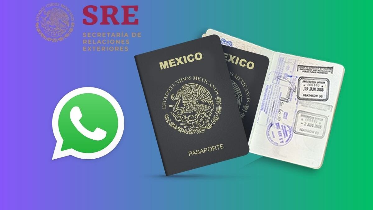 Ya puedes agendar cita para tramitar tu pasaporte por WhatsApp.