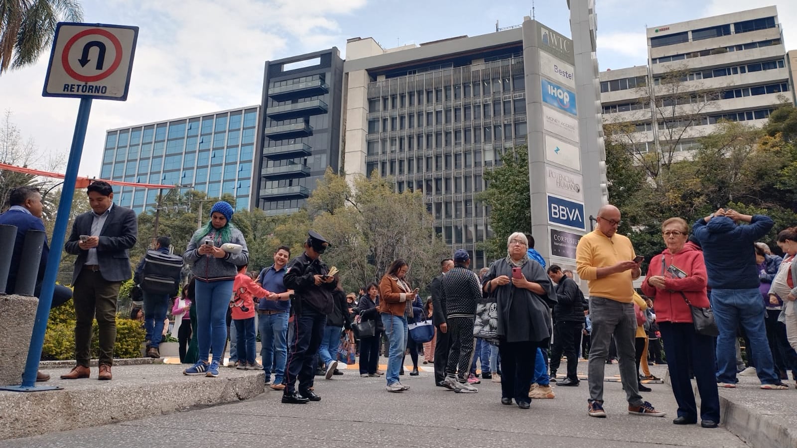 De acuerdo con la app, el epicentro fue a 132km del centro de la CDMX.