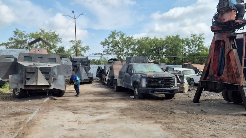 Monstruos del crimen organizado son destruidos por la FGR en Tamaulipas