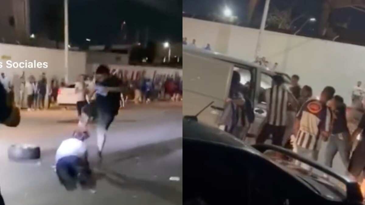 Un par de broncas se vivieron en Monterrey I Redes