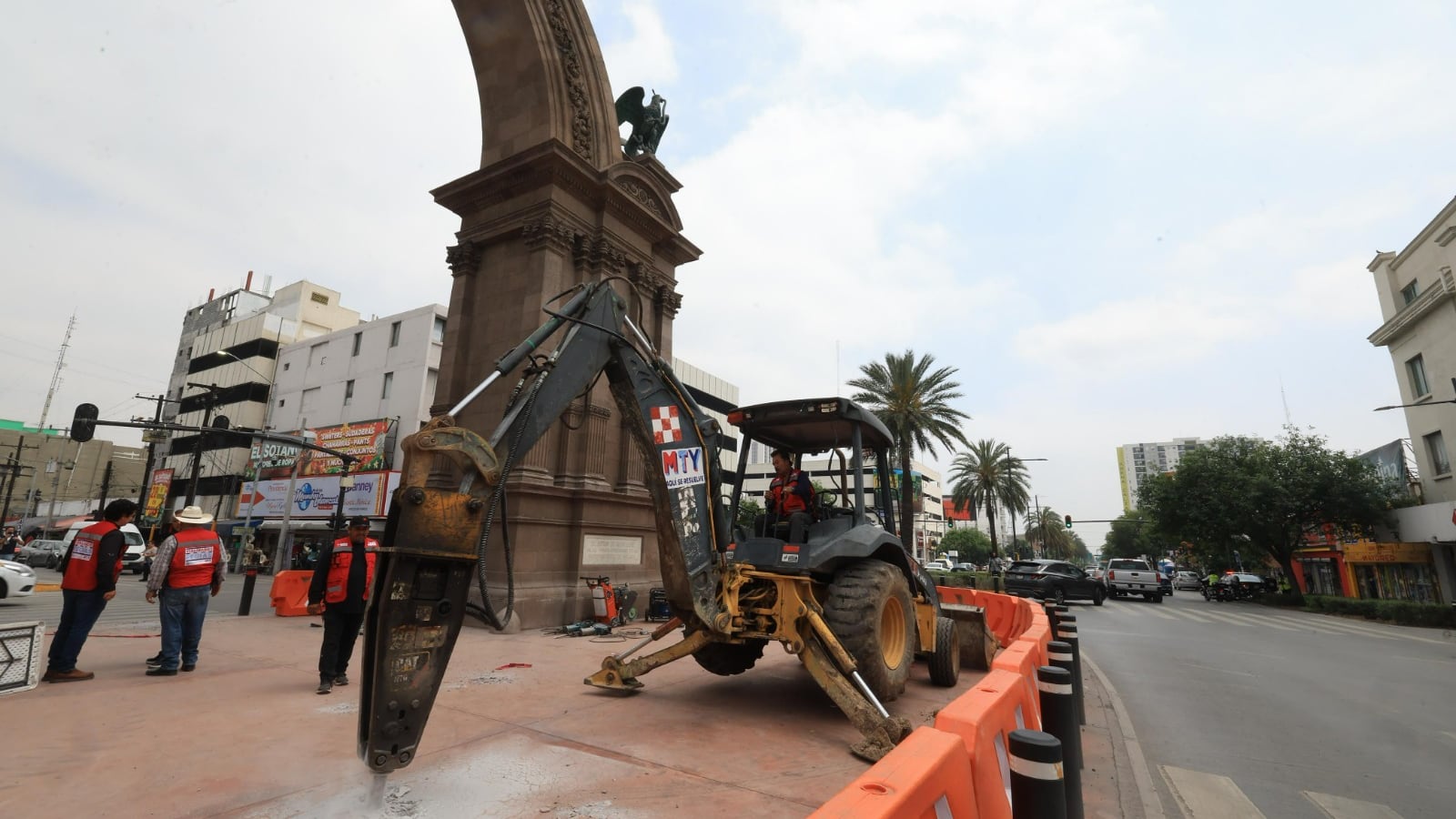 Las obras en el Arco comenzaron la semana pasada.