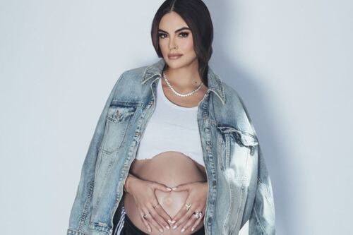 Ximena Navarrete da la bienvenida a su tercer hijo con emotivo mensaje