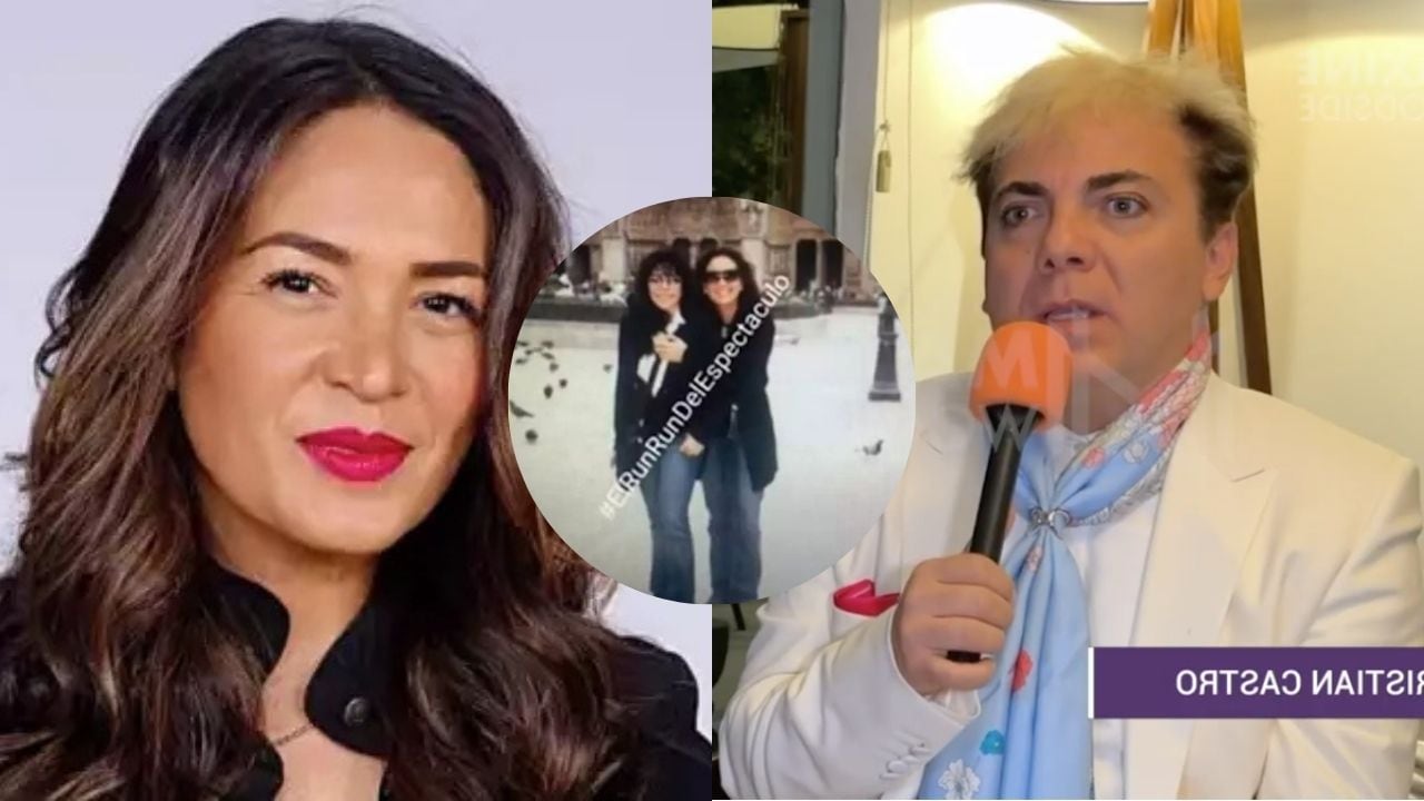 El cantante le pide a la conductora de televisión que muestre fotos del supuesto matrimonio con Verónica Castro.
