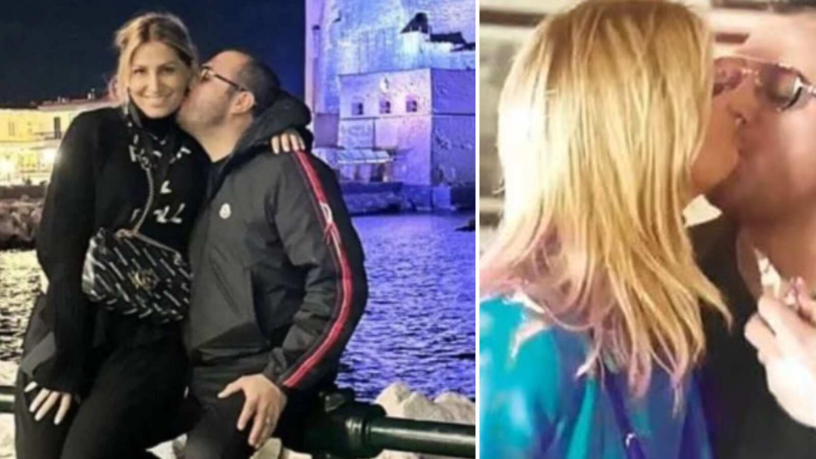 Anette Cuburu y su novio