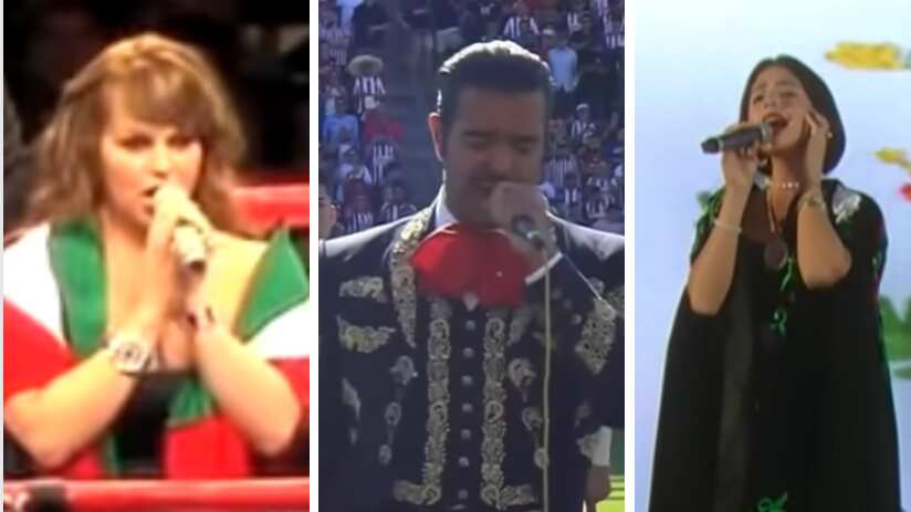 Cantantes que se han equivocado al interpretar el Himno Nacional